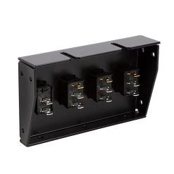 3-Position LED Rocker Switch Panel - 12V 30A DC Distribution Panel with Momentary Switch -Nebo Sales Store asp 4m back