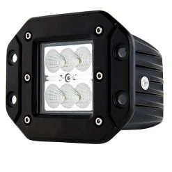 3" Square Flush Mount LED Pod Light - 18W, 1,440 Lumens - Durable Vehicle Work Light