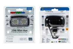 4” Off-Road Dual LED Work Light - 20W, 1800 Lumens - Heavy-Duty Vehicle Lighting -Nebo Sales Store aux 20w dx pack