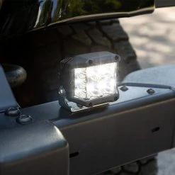 30W LED Pod Light - Spot/Flood Beam - 2,700 Lumens - Single or 2-Pack for Vehicles -Nebo Sales Store aux 30w s200 sp app close up on 2