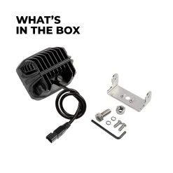 30W LED Pod Light - Spot/Flood Beam - 2,700 Lumens - Single or 2-Pack for Vehicles -Nebo Sales Store aux 30w s200 x whats in the box v1 1 2