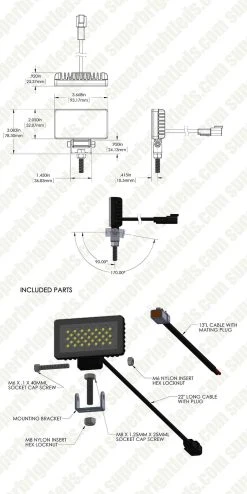 3.5" Mini Off-Road LED Work Light - 6W, 725 Lumens - Waterproof LED Driving Light for Vehicles -Nebo Sales Store aux 6w re120 assembly for site