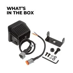 70W LED Pod Light with Amber Strobe - 8,400 Lumens Spot Beam for Emergency & Service Vehicles -Nebo Sales Store aux 70w s200 x as whats in the box