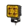 3” LED Pod Light - 40W Spot Beam, Yellow, 3,800 Lumens, 2-Pack for Emergency & Vehicle Lighting
