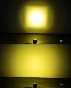 3” LED Pod Light - 40W Spot Beam, Yellow, 3,800 Lumens, 2-Pack for Emergency & Vehicle Lighting 15 3” LED Pod Light - 40W Spot Beam, Yellow, 3,800 Lumens, 2-Pack for Emergency & Vehicle Lighting -Nebo Sales Store aux a40w sx beam pattern 10 and 60degree