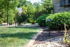 6-Piece LED Landscape Lighting Kit with RGBW G4 Smart Bulbs & Brass Cone Shade Path Lights - Low Voltage Transformer Included -Nebo Sales Store bd2a6192