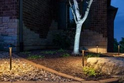 8" Solid Brass LED Landscape Path Light with Cone Shade - Drop-In Fixture - G4 Bulb Options (2700K/4000K/6500K) -Nebo Sales Store bd2a6315