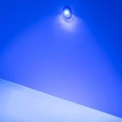 Blue Recessed Marine Accent LED Light - Stainless Steel 12V Courtesy Light for Boats & Vehicles -Nebo Sales Store blue01234