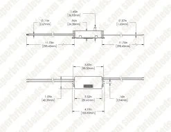 Microwave Motion Sensor for Linear Vapor Proof LED Light - Energy-Efficient, Durable, Easy Installation -Nebo Sales Store bri810 b d