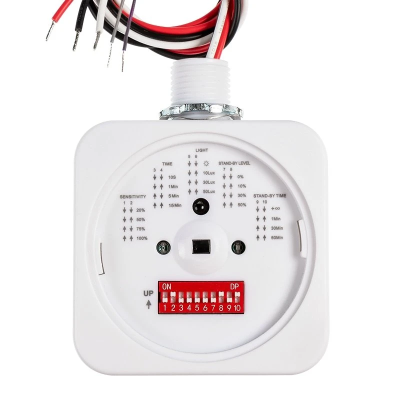 0-10V PIR Motion Sensor Fixture Mount - 360° Detection, 120-277 VAC, LED Lighting Control 5 0-10V PIR Motion Sensor Fixture Mount - 360° Detection, 120-277 VAC, LED Lighting Control - Image 5