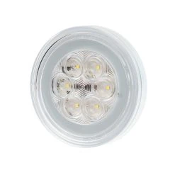Optronics GloLight LED Backup Light for Trucks & Trailers - 21 LEDs, Submersible, Round, Clear Lens
