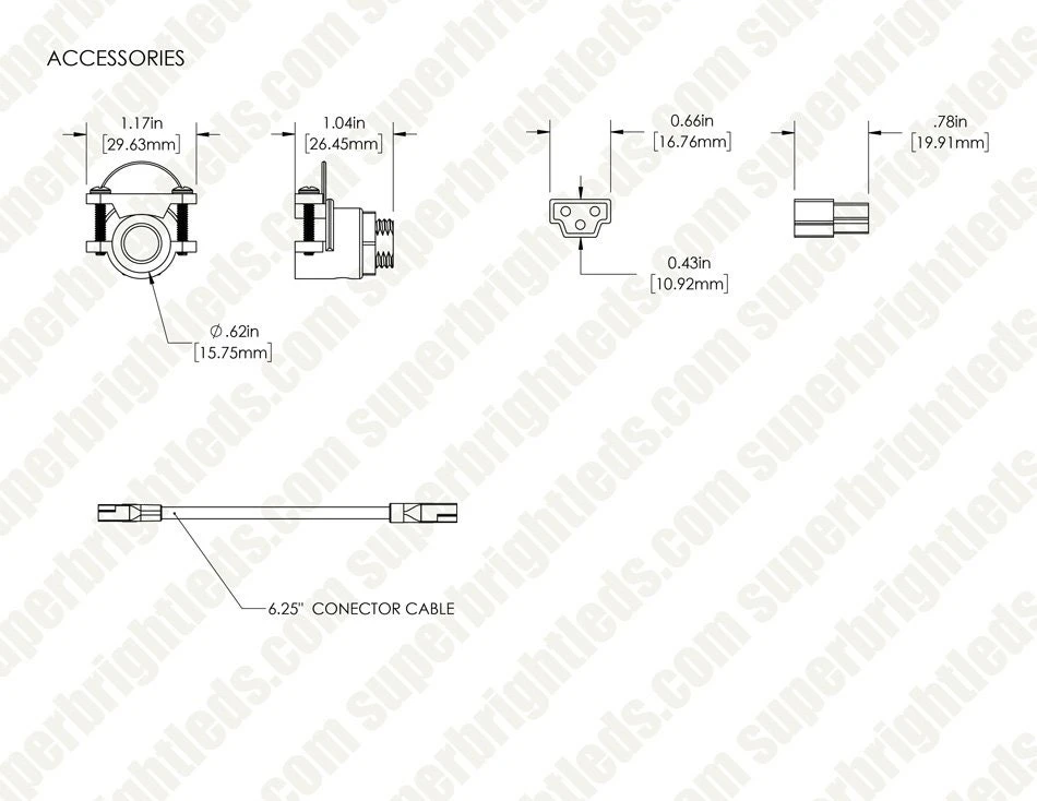 8" LED Under Cabinet Light Fixture - 120V - Selectable CCT (3000K/4000K/5000K) - 6W - Energy-Efficient Residential Lighting 11 8" LED Under Cabinet Light Fixture - 120V - Selectable CCT (3000K/4000K/5000K) - 6W - Energy-Efficient Residential Lighting - Image 11