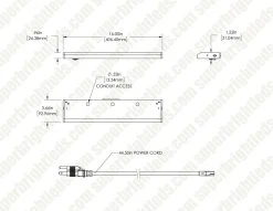 8" LED Under Cabinet Light Fixture - 120V - Selectable CCT (3000K/4000K/5000K) - 6W - Energy-Efficient Residential Lighting 19 8" LED Under Cabinet Light Fixture - 120V - Selectable CCT (3000K/4000K/5000K) - 6W - Energy-Efficient Residential Lighting -Nebo Sales Store c fox cl1612wh3c90