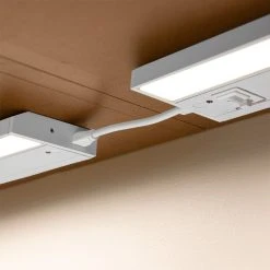 8" LED Under Cabinet Light Fixture - 120V - Selectable CCT (3000K/4000K/5000K) - 6W - Energy-Efficient Residential Lighting 16 8" LED Under Cabinet Light Fixture - 120V - Selectable CCT (3000K/4000K/5000K) - 6W - Energy-Efficient Residential Lighting -Nebo Sales Store c fox cl1612wh3c90 plug to plug 1