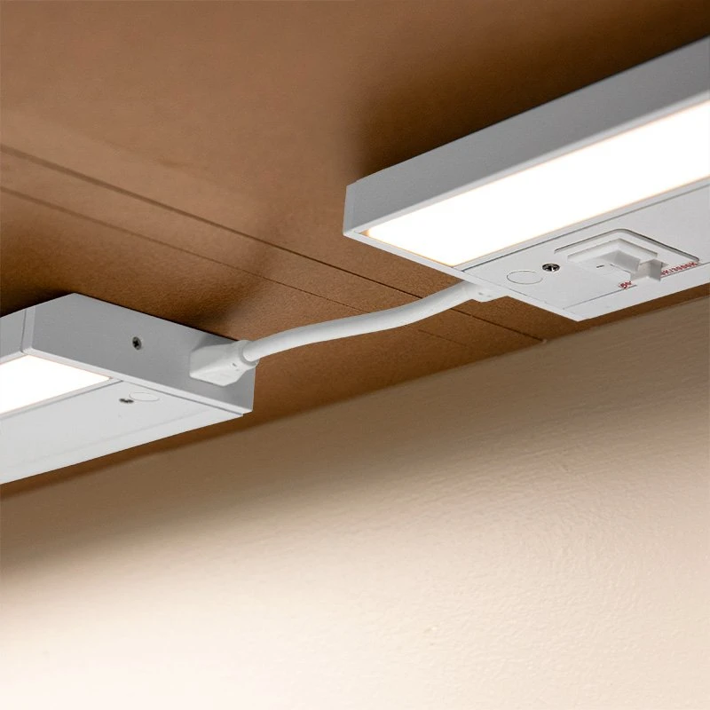 8" LED Under Cabinet Light Fixture - 120V - Selectable CCT (3000K/4000K/5000K) - 6W - Energy-Efficient Residential Lighting 6 8" LED Under Cabinet Light Fixture - 120V - Selectable CCT (3000K/4000K/5000K) - 6W - Energy-Efficient Residential Lighting - Image 6