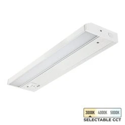 8" LED Under Cabinet Light Fixture - 120V - Selectable CCT (3000K/4000K/5000K) - 6W - Energy-Efficient Residential Lighting
