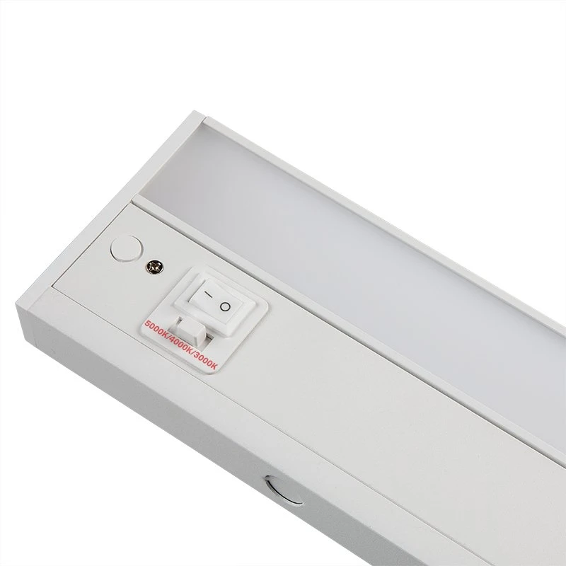 8" LED Under Cabinet Light Fixture - 120V - Selectable CCT (3000K/4000K/5000K) - 6W - Energy-Efficient Residential Lighting 4 8" LED Under Cabinet Light Fixture - 120V - Selectable CCT (3000K/4000K/5000K) - 6W - Energy-Efficient Residential Lighting - Image 4
