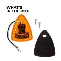 15-LED Waterproof Triangle Clearance Light for Truck Cab & Trailer - Durable Vehicle Lighting -Nebo Sales Store cbl22abp whats in the box