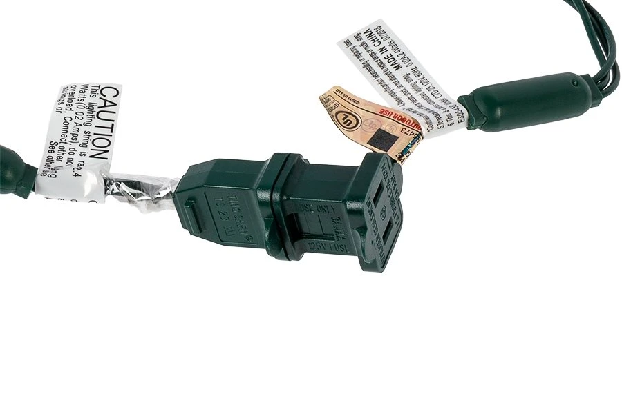 25ft Wide Angle Multicolor LED Christmas String Lights - 50 Mini 5mm Bulbs, Green Wire, Multi-Color (Red, Green, Blue, Yellow, Orange) 3 25ft Wide Angle Multicolor LED Christmas String Lights - 50 Mini 5mm Bulbs, Green Wire, Multi-Color (Red, Green, Blue, Yellow, Orange) - Image 3