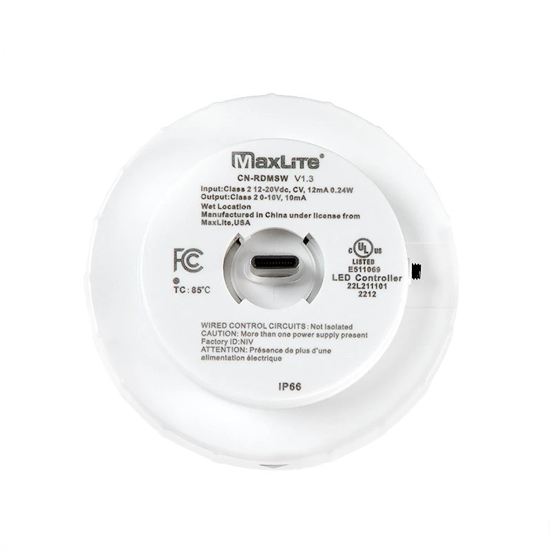 MaxLite C-Max Control Node - PIR Motion Sensor & Photocell - Dimmable LED Light Switch - White 3 MaxLite C-Max Control Node - PIR Motion Sensor & Photocell - Dimmable LED Light Switch - White - Image 3