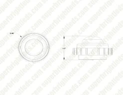 MaxLite C-Max Control Node - PIR Motion Sensor & Photocell - Dimmable LED Light Switch - White 7 MaxLite C-Max Control Node - PIR Motion Sensor & Photocell - Dimmable LED Light Switch - White -Nebo Sales Store cn rdmsx dim drawing 1