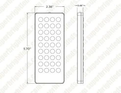 MaxLite IR Remote Control for C-Max Control Nodes - 4 Modes | LED Lighting Accessories -Nebo Sales Store cn remote dimensional drawings