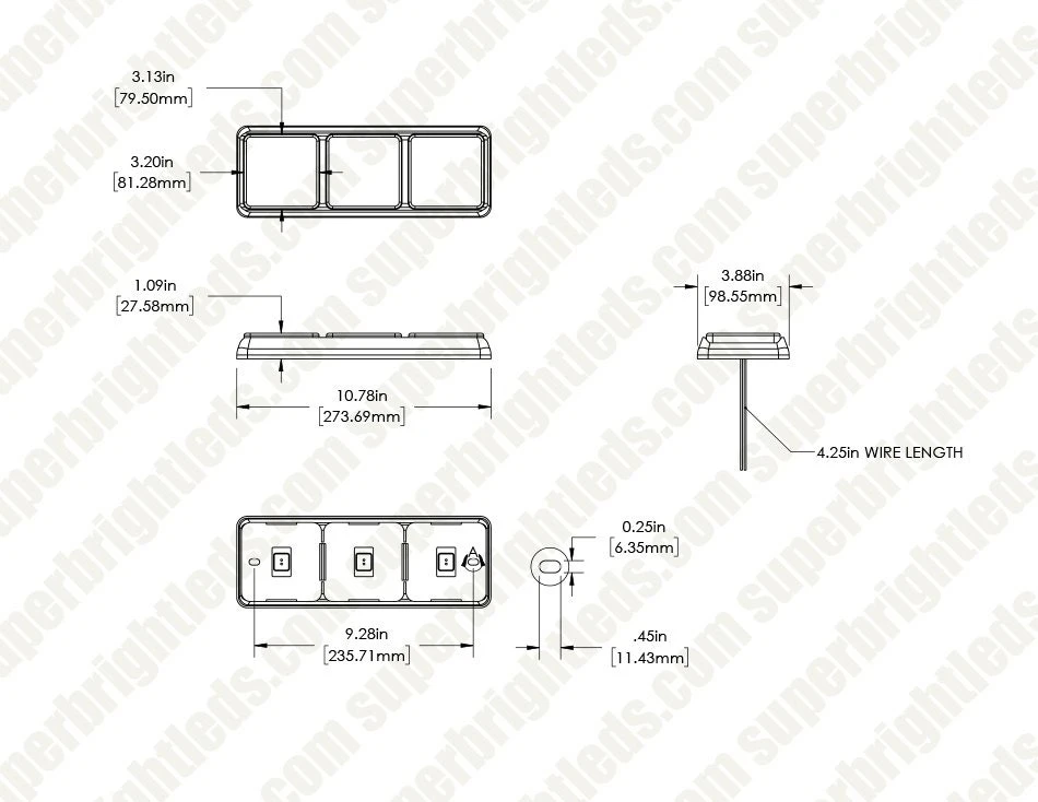 LED Truck & Trailer Rear Combination Lamps - Stop/Turn/Tail/Reverse Lights - Durable Pair for Enhanced Safety 6 LED Truck & Trailer Rear Combination Lamps - Stop/Turn/Tail/Reverse Lights - Durable Pair for Enhanced Safety - Image 6