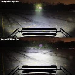 50" Curved Off-Road LED Light Bar - 288W, 23,040 Lumens - Durable Vehicle Lighting for Emergency & Service -Nebo Sales Store curve vs straight orb