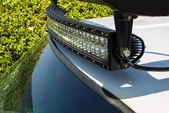 40" Curved Off-Road LED Light Bar - 240W, 19,200 Lumens, Double Row - Heavy-Duty Vehicle Lighting 29 40" Curved Off-Road LED Light Bar - 240W, 19,200 Lumens, Double Row - Heavy-Duty Vehicle Lighting -Nebo Sales Store curved off road led light bar installed truck