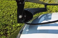 40" Curved Off-Road LED Light Bar - 240W, 19,200 Lumens, Double Row - Heavy-Duty Vehicle Lighting 30 40" Curved Off-Road LED Light Bar - 240W, 19,200 Lumens, Double Row - Heavy-Duty Vehicle Lighting -Nebo Sales Store curved off road led light bar installed windshield