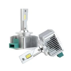 D3S/D3R LED Headlight Bulbs - 6500K, 8,000 Lumens/Set - HID Replacement with Internal Driver