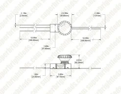Sharkward BRI816-B-D Motion Sensor Fixture Integrated LED Lighting Switch 21 Sharkward BRI816-B-D Motion Sensor Fixture Integrated LED Lighting Switch -Nebo Sales Store dims bri816 b d base
