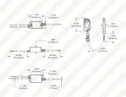 Wireless Strobe Light Controller with Key Fob Remote - 24W Dual Output, 16 Strobe Patterns for Vehicle Lighting -Nebo Sales Store dims lmc 700a