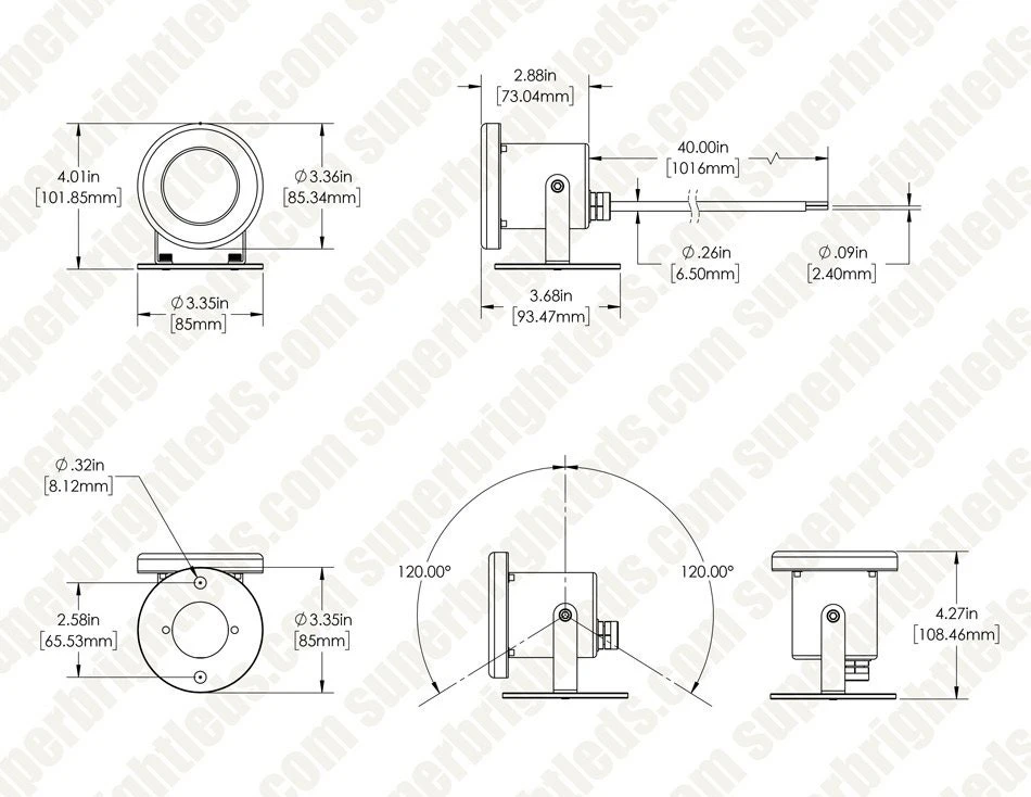 3W Underwater RGB LED Light - Auto Color Changing Pond & Landscape Spotlight - 12V AC/DC 7 3W Underwater RGB LED Light - Auto Color Changing Pond & Landscape Spotlight - 12V AC/DC - Image 7