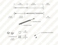 20 Inch Linkable LED Under Cabinet Light Bar - Seamless Connection - Natural White - Energy Efficient Lighting -Nebo Sales Store dims lslb nw08