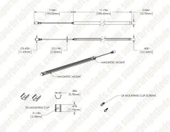 20 Inch Linkable LED Under Cabinet Light Bar - Seamless Connection - Natural White - Energy Efficient Lighting -Nebo Sales Store dims lslb nw12