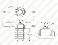 100W LED Temporary High Bay Light - Linkable 12500 Lumens Work Light Fixture - 5000K Cool White -Nebo Sales Store dims tjsl 50k100w