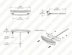 9" LED RV/Camper Porch Utility Light - 1450 Lumens, 18W, 3000K Warm White, Black Awning Flood Light -Nebo Sales Store dims val2 cw9