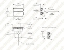 7" Dual Head LED Work Light - Spot & Flood Beam - 108W, 7920 Lumens - Vehicle Lighting 25 7" Dual Head LED Work Light - Spot & Flood Beam - 108W, 7920 Lumens - Vehicle Lighting -Nebo Sales Store dims vwl 108w2d recb