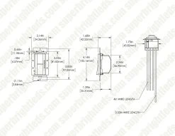 3-Way LED Dimmer Switch with Slide - Single-Pole Rocker - 120V - Almond (6-Pack) - Energy-Efficient Lighting Control 9 3-Way LED Dimmer Switch with Slide - Single-Pole Rocker - 120V - Almond (6-Pack) - Energy-Efficient Lighting Control -Nebo Sales Store dnd led3 1 w dim drawings