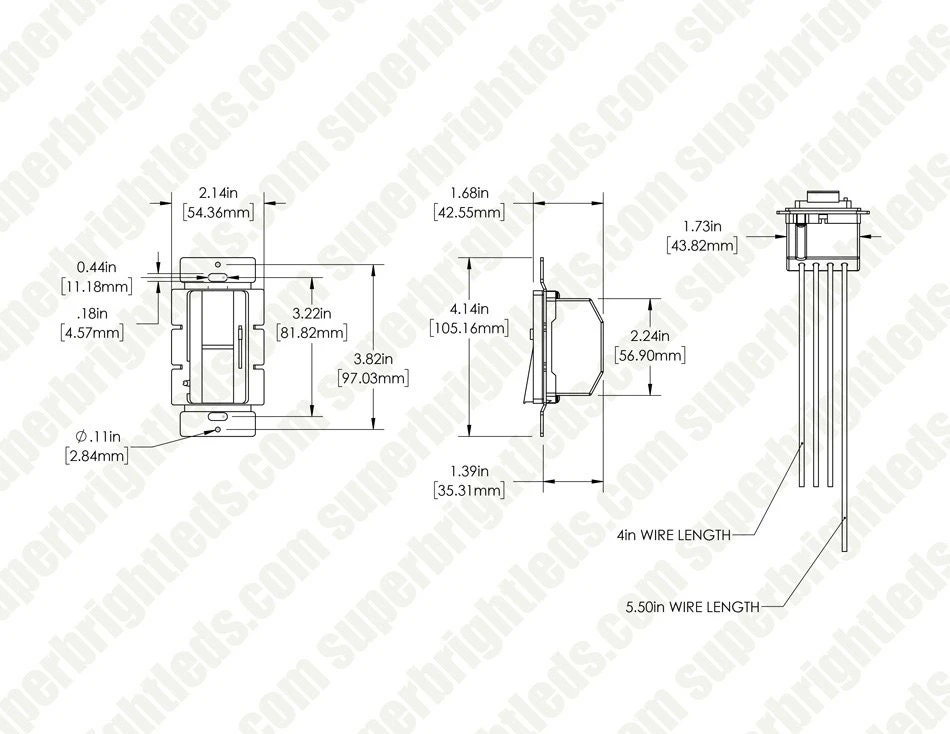 3-Way LED Dimmer Switch with Slide - Single-Pole Rocker - 120V - Almond (6-Pack) - Energy-Efficient Lighting Control 5 3-Way LED Dimmer Switch with Slide - Single-Pole Rocker - 120V - Almond (6-Pack) - Energy-Efficient Lighting Control - Image 5