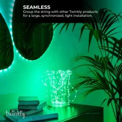 Twinkly Dots 9.8ft RGB Smart LED Light String - 60 App-Controlled LEDs - USB-Powered for Indoor/Outdoor Use 13 Twinkly Dots 9.8ft RGB Smart LED Light String - 60 App-Controlled LEDs - USB-Powered for Indoor/Outdoor Use -Nebo Sales Store dots 2