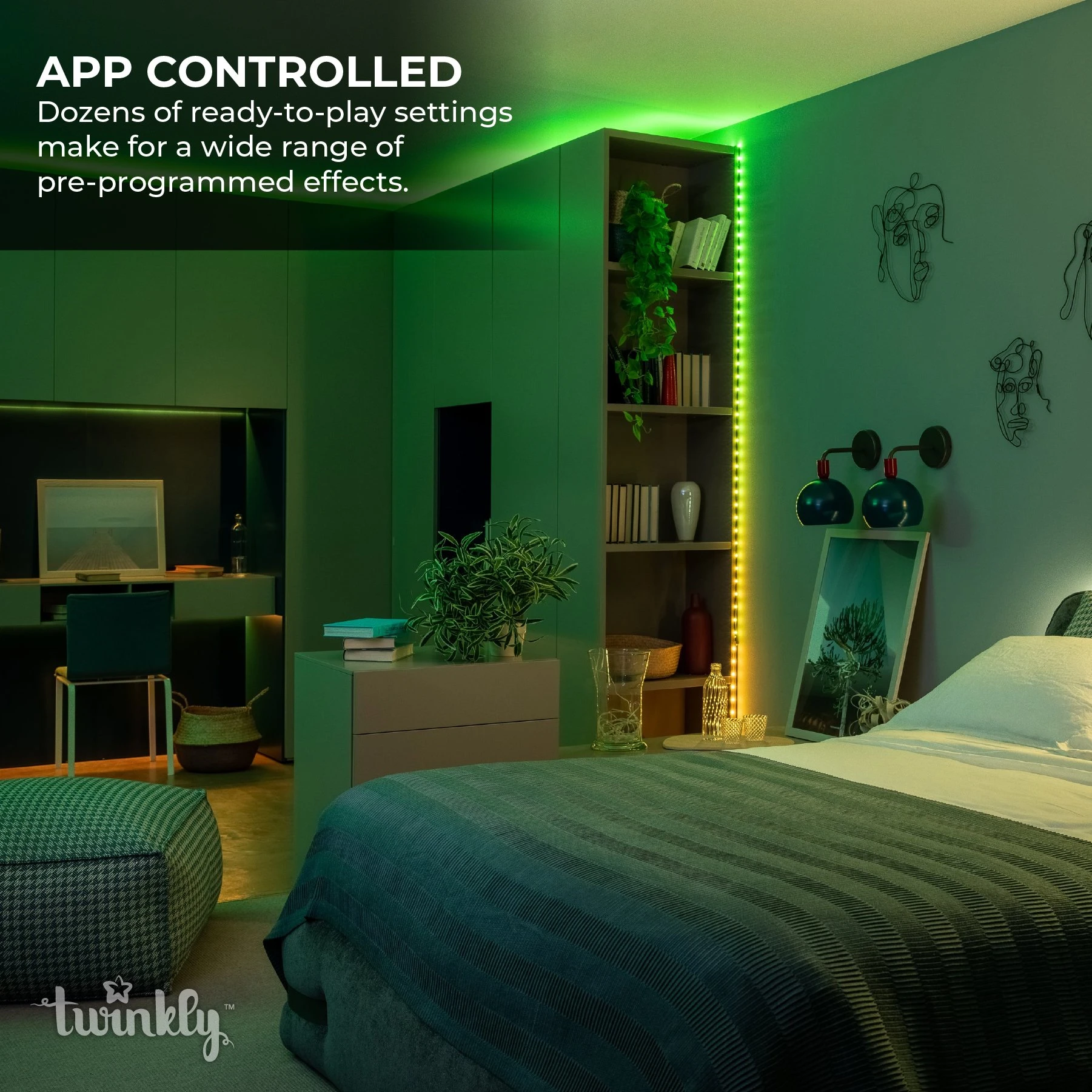 Twinkly Dots 9.8ft RGB Smart LED Light String - 60 App-Controlled LEDs - USB-Powered for Indoor/Outdoor Use 4 Twinkly Dots 9.8ft RGB Smart LED Light String - 60 App-Controlled LEDs - USB-Powered for Indoor/Outdoor Use - Image 4