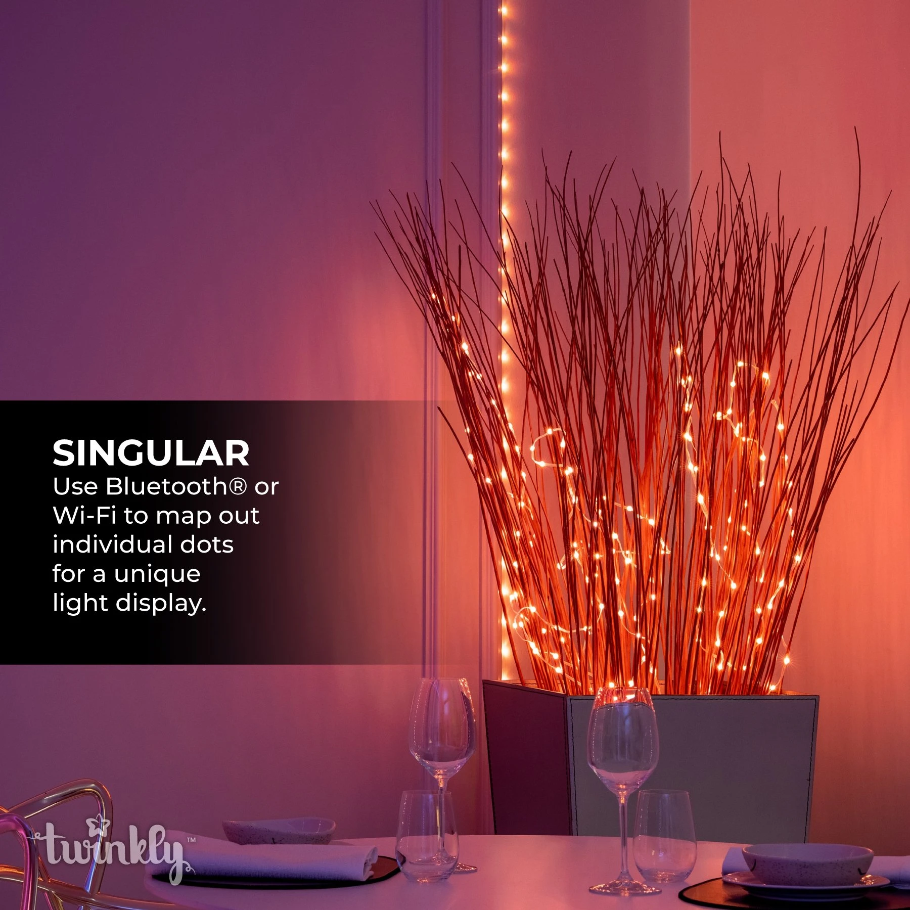 Twinkly Dots 9.8ft RGB Smart LED Light String - 60 App-Controlled LEDs - USB-Powered for Indoor/Outdoor Use 5 Twinkly Dots 9.8ft RGB Smart LED Light String - 60 App-Controlled LEDs - USB-Powered for Indoor/Outdoor Use - Image 5