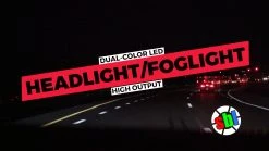 9006 Dual-Color LED Headlight Conversion Kit with Fog Light Function - White/Yellow - 4,500 Lumens/Set - Fanless Design -Nebo Sales Store dualcolorledfogthumb