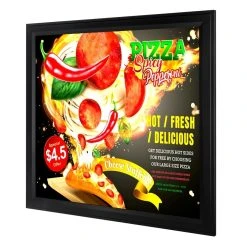 Custom Printed LED Light Box Panels - Dimmable 21x21in - Black Aluminum - Even-Glow® Light Fixture for Walls & Ceilings