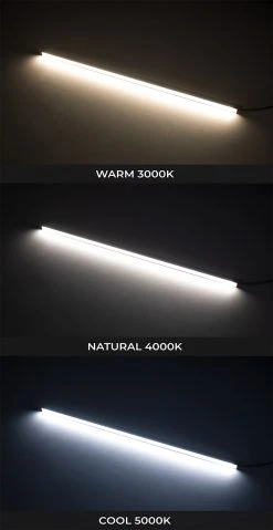 18" LED Light Bar for Under Cabinet Lighting - 135 Lm/ft, 12V, 3000K Warm White, Barrel Connector 16 18" LED Light Bar for Under Cabinet Lighting - 135 Lm/ft, 12V, 3000K Warm White, Barrel Connector -Nebo Sales Store eglb xkx 12v cct on