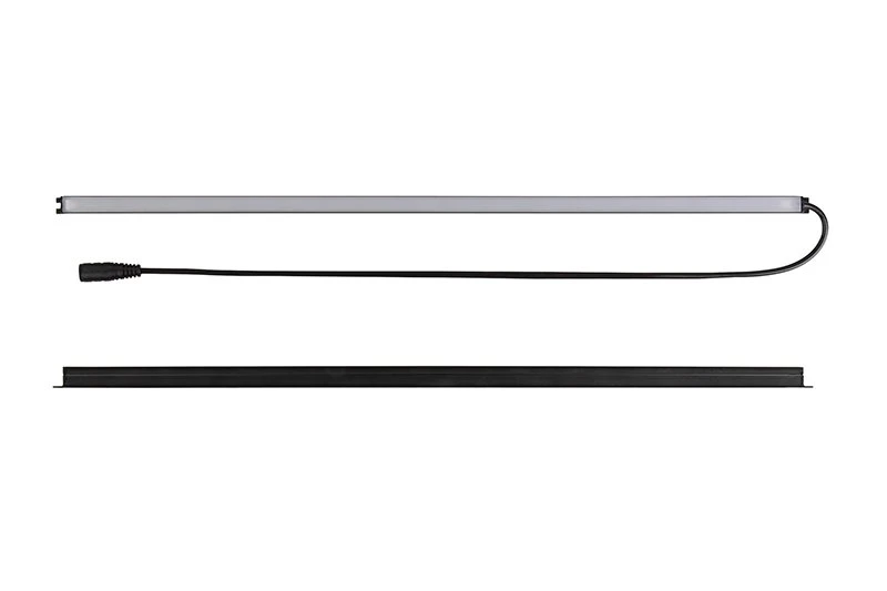 18" LED Light Bar for Under Cabinet Lighting - 135 Lm/ft, 12V, 3000K Warm White, Barrel Connector 2 18" LED Light Bar for Under Cabinet Lighting - 135 Lm/ft, 12V, 3000K Warm White, Barrel Connector - Image 2