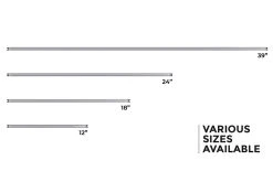 18" LED Light Bar for Under Cabinet Lighting - 135 Lm/ft, 12V, 3000K Warm White, Barrel Connector 15 18" LED Light Bar for Under Cabinet Lighting - 135 Lm/ft, 12V, 3000K Warm White, Barrel Connector -Nebo Sales Store eglb xkx 12v sizes