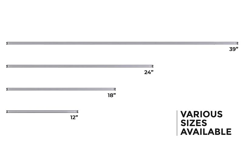 18" LED Light Bar for Under Cabinet Lighting - 135 Lm/ft, 12V, 3000K Warm White, Barrel Connector 4 18" LED Light Bar for Under Cabinet Lighting - 135 Lm/ft, 12V, 3000K Warm White, Barrel Connector - Image 4